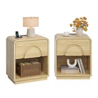 Drawer&Open Shelf - Set of 2