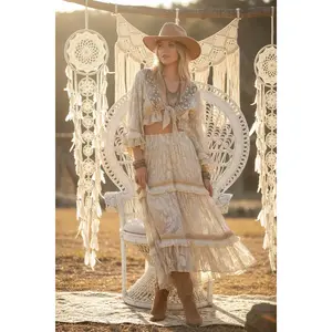 Western Embellished Skirt + Top Set