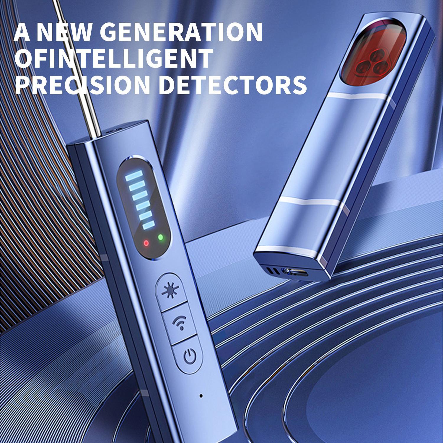 Hidden Camera Detector GPS Tracker Device for Airbnb, Travel, Car, Bathroom, Office, Hotel, Listening Device Detector, Anti-Positioning Monitoring, Black friend gift Remote Portable Electronic Gadgets Wireless Safety Protection Automatic