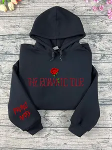 BM The Romantic Embroidered Sweatshirt, BM Romantic tour sweatshirt/ hoodie, concert for fans, music fan sweatshirt
