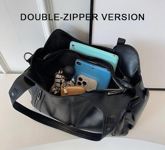 Women's Leather Tote Bag, Soft-Leather Hobo Bag,Fashionable Large-Capacity Shoulder Bag,Slouchy Crossbody Bag. Suitable for daily use and casual trendy commuting.