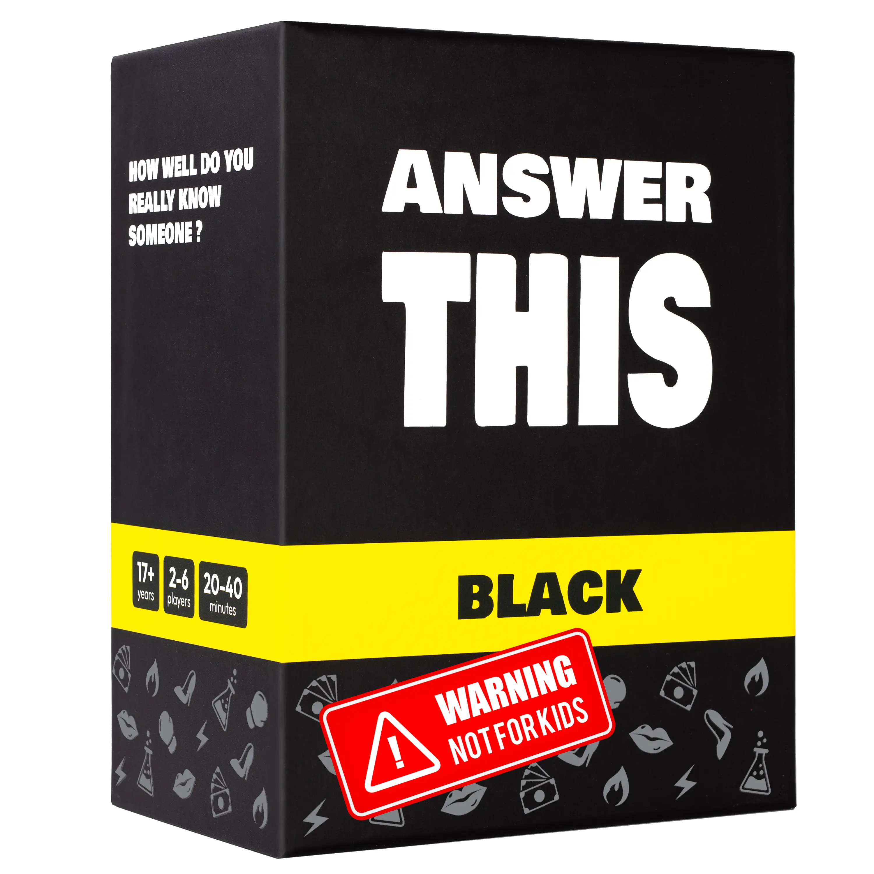 Answer This - How Well Do You Know Your Close Friends? - Hilarious Party Card Game for Adults - 150 Bold Questions for Game Night and Group Fun