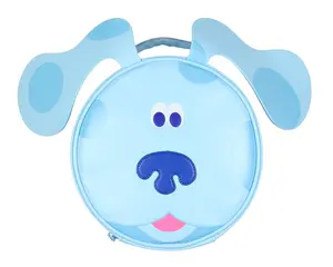 Nickelodeon Blue's Clues Character Head Shaped Insulated Lunch Box Bag Tote 10"