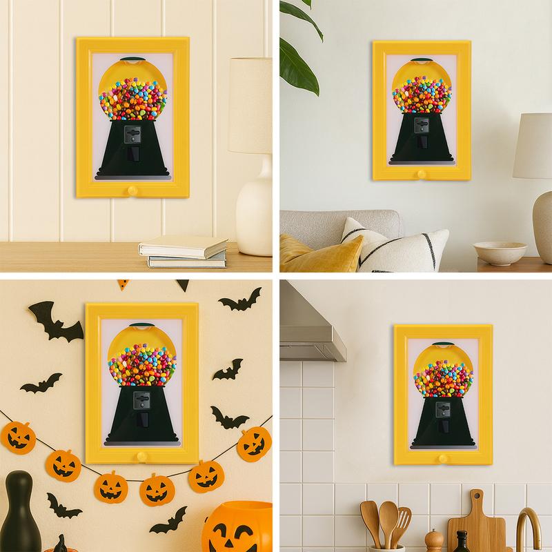 Candy Dispenser Picture Hanging Frame Gumball Machine Design for Fast Distribution of Candies Nuts Dog & Cat Treats Perfect for Birthday Holiday Gifts Candy Dispenser Picture Hanging Frame Gumball Machine Design for Fast Distribution of Candies Nuts Dog & Cat Treats Perfect for Birthday Holiday Gifts