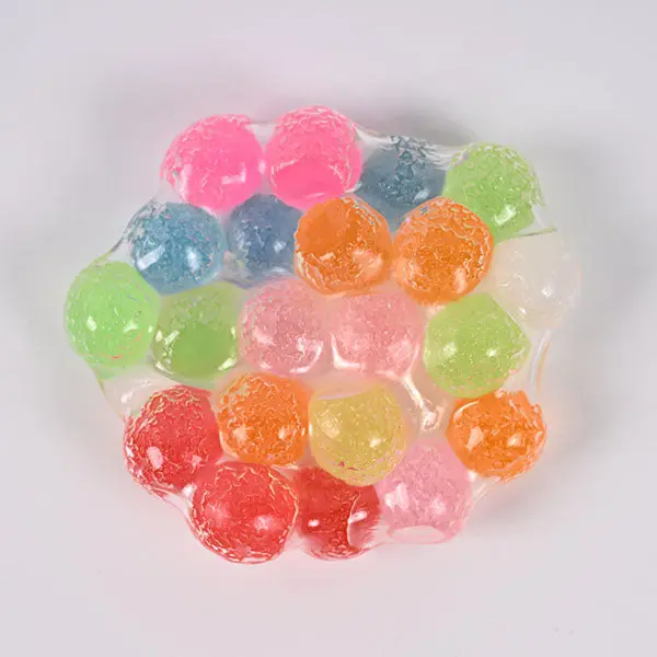 Crunch & Squish Bead Stress Ball 6cm Crunchy Sound Fidget ASMR Toy Soft Shell Non-Edible Sensory Squeeze Assorted Styles Ages 3+