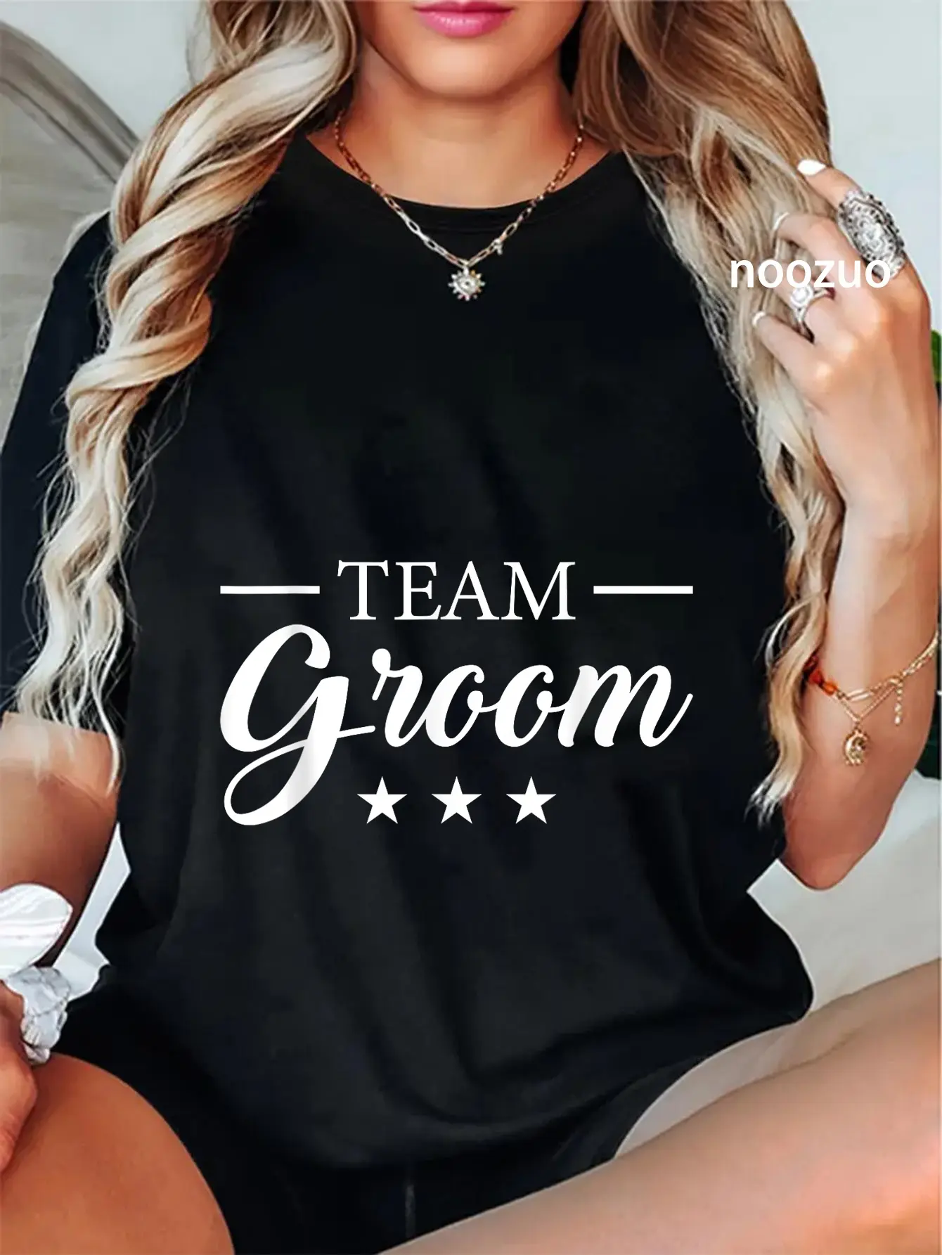 100% Cotton Grooms Bachelor Crew Party Squad Team Groom T-Shirt