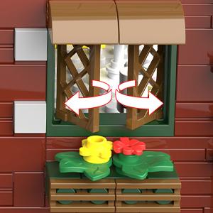 Coffee House Building Set with LED Light, 1589 PCS City Cafe Shop Building Block Toy with Stage Street Lights, Architecture Construction Model for Adults Teens Kids Ages 10 11 12+ Boys Girls Wooden Diy Kit