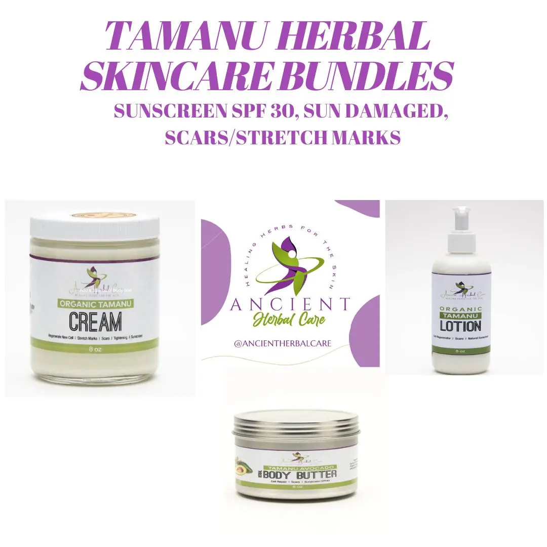 VEGAN TAMANU SUNSCREEN CELL REGENERATOR BUNDLES