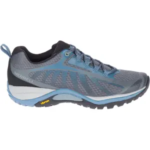 Merrell Womens Siren Edge 3 Hiking Hiking Sneakers Shoes - Blue, Grey