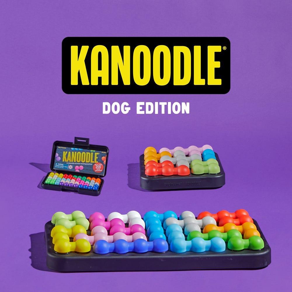 Brightkins Kanoodle Dog Edition - Large Interactive Treat Puzzle for Dogs, Two Sizes, Comfortable Carrying, Slow Feeder, BPA-Free, Easy to Clean Brightkins Kanoodle Dog Edition - Large Interactive Treat Puzzle for Dogs, Two Sizes, Comfortable Carrying, Slow Feeder, BPA-Free, Easy to Clean