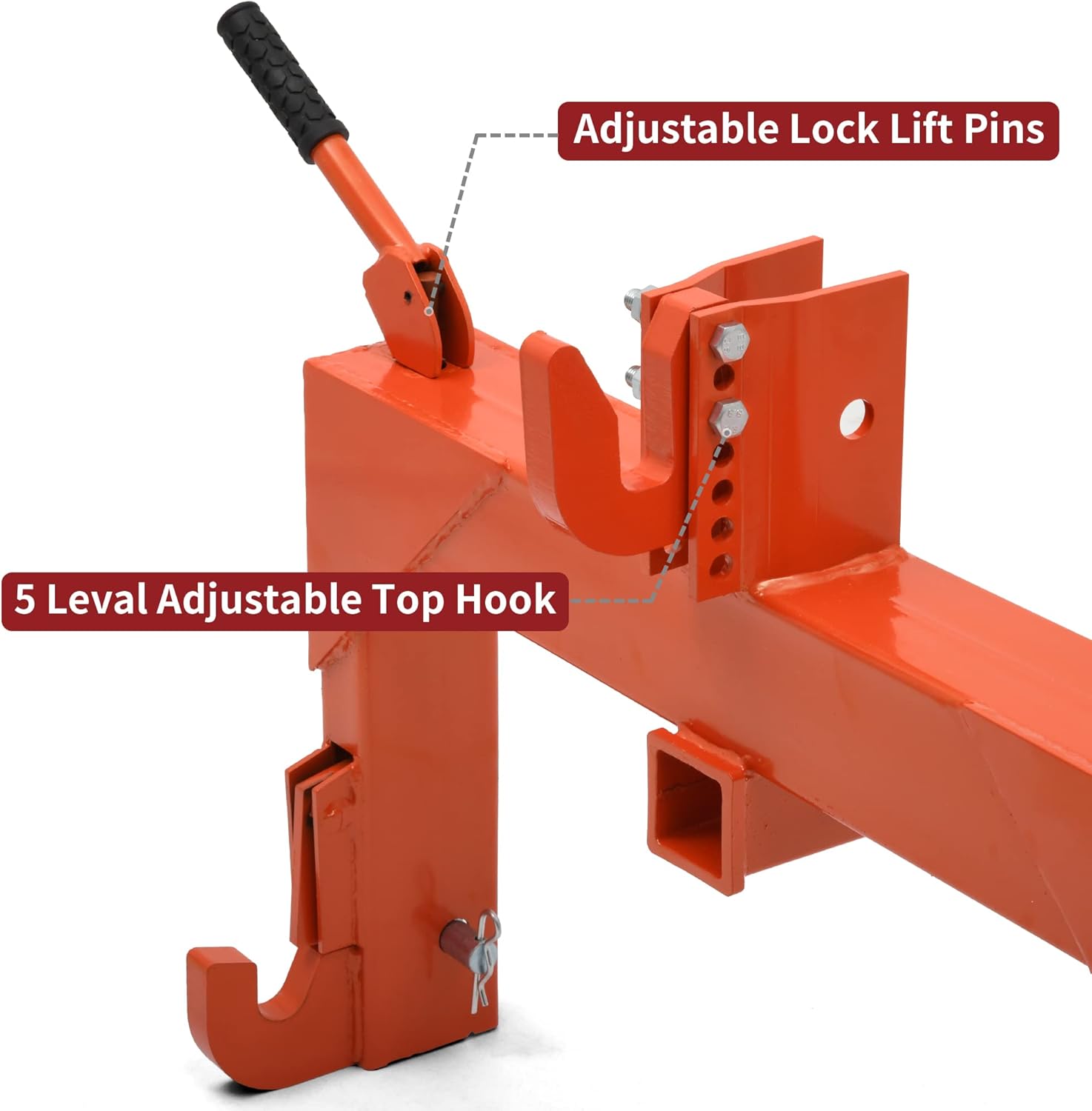 YITAMOTOR 3 Point Quick Hitch Attachment for Category 1 Tractors, 3000LBS Heavy Duty 3 Pt Tractor Hitch with 2" Receiver, Adjustable 5 Level Bolt for Farm & Ranch Equipment fathersdaygift YITAMOTOR 3 Point Quick Hitch Attachment for Category 1 Tractors, 3000LBS Heavy Duty 3 Pt Tractor Hitch with 2" Receiver, Adjustable 5 Level Bolt for Farm & Ranch Equipment fathersdaygift