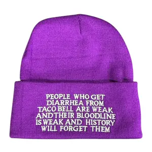 People who get are weak embroidered beanie People who get are weak embroidered beanie