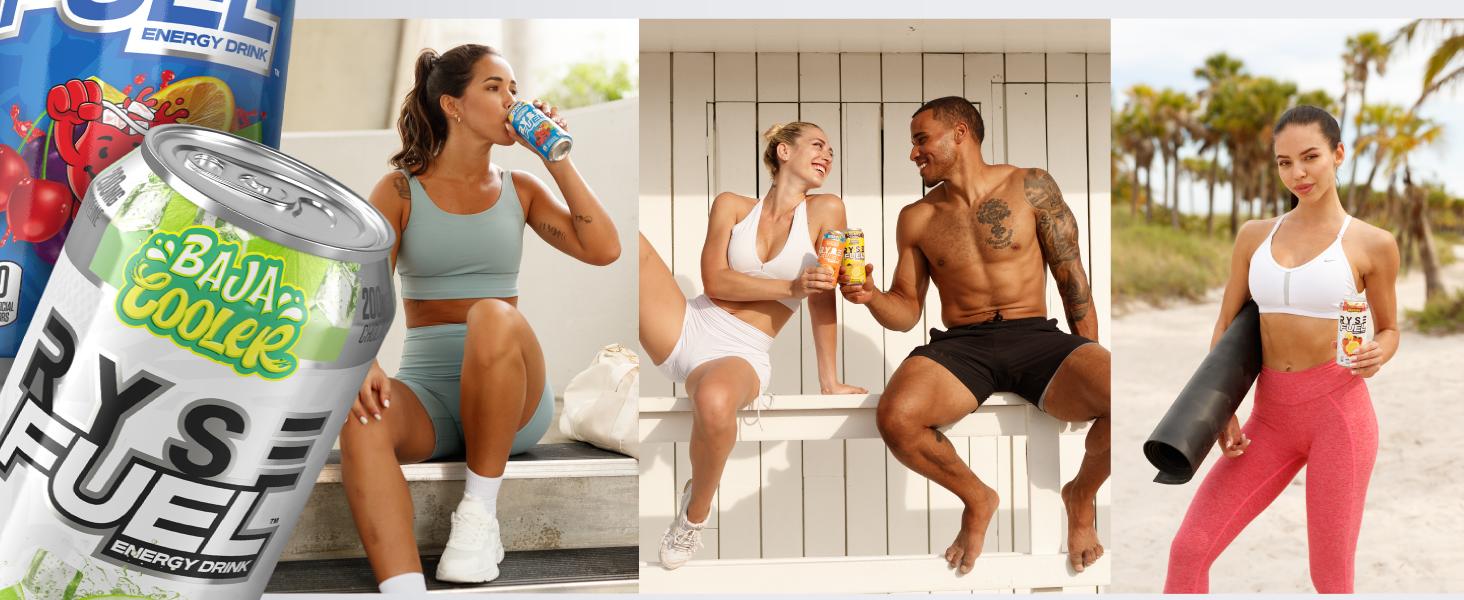 RYSE Fuel Energy Drink - Pack of 12 - 200mg Natural Caffeine, Taurine and Choline for Focus and Energy - Sugar-Free and Vegan - 16 fl oz RYSE Fuel Energy Drink - Pack of 12 - 200mg Natural Caffeine, Taurine and Choline for Focus and Energy - Sugar-Free and Vegan - 16 fl oz