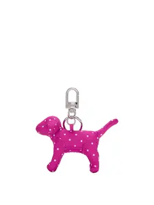 PINK Micro Dog™ Keychain Charm