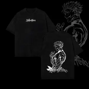 [COLLECTION] Best Gojo Satoru T-Shirt - Jujutsu Kaisen Tshirt, THE HONORED ONE JJK Anime Double Printed Vintage Washed Tee Unisex Oversize Anime Manga Washed Heavyweight Cotton T-shirt, Anime Merch