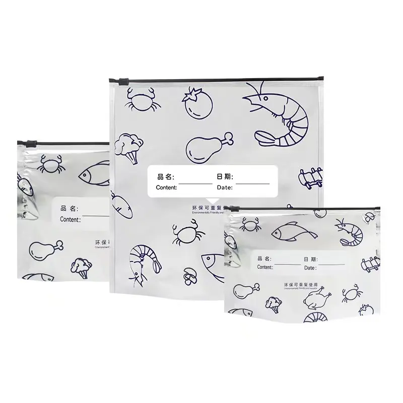 30pcs Heavy-Duty Reusable Aluminium Foil Storage Bags with Sealed Zipper Closure - Food Grade, Leakproof, Tear-Resistant, Airtight Insulation, Space-Saving Home Kitchen Organizer for Meat, Leftovers, Increase Capacity, Maintains Freshness