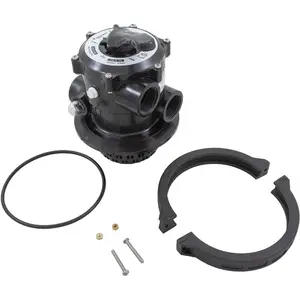 Multiport Valve, Pentair-Praher TM-12-L, 1-1/2" fpt