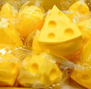 BIG CHEESE SQUISHER DECOMPRESSION TOY (palm sized)fidget