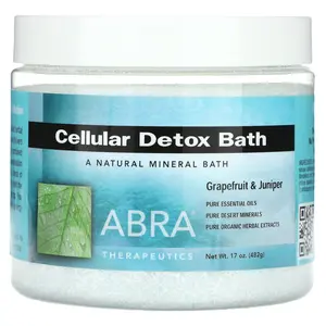 Abra Therapeutics Cellular Detox Bath, Grapefruit & Juniper, 17 oz (482 g)