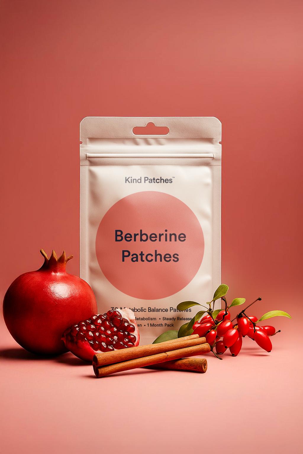 Kind Patches, 30-Day Cleanse Patches, Berberine, Support Metabolism, Cinnamon Extract, 1 Month Supply