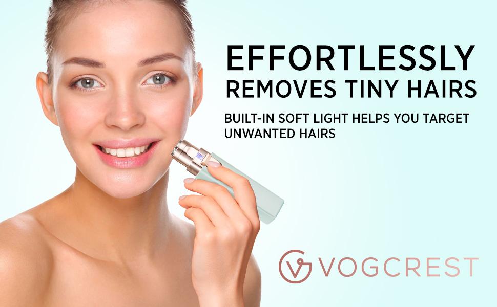 Eyebrow-Facial Hair Remover Women: Portable 2 in 1 Electric Shaver and Facial Trimmer - Rechargeable Eyebrow Lips Body Facial Razor Comfort