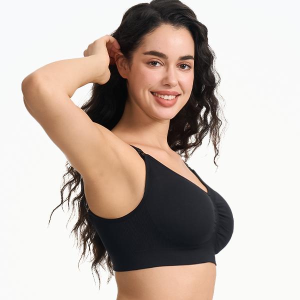 Momcozy Nursing Bras for Breastfeeding - Ultimate Comfort with Multiple Color Options, Seamless & Wireless Design
