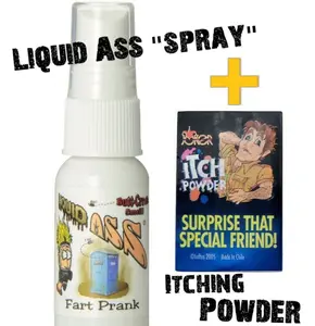 Liquid Ass Spray + Itching Powder Combo – Ultimate Prank Set! 💨😂