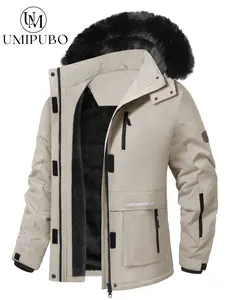 UMIPUBO Women's Waterproof Ski Jacket Warm Winter Coat Mountain Windproof Fleece Jacket Outdoor Hiking Jacket with Removable Hood