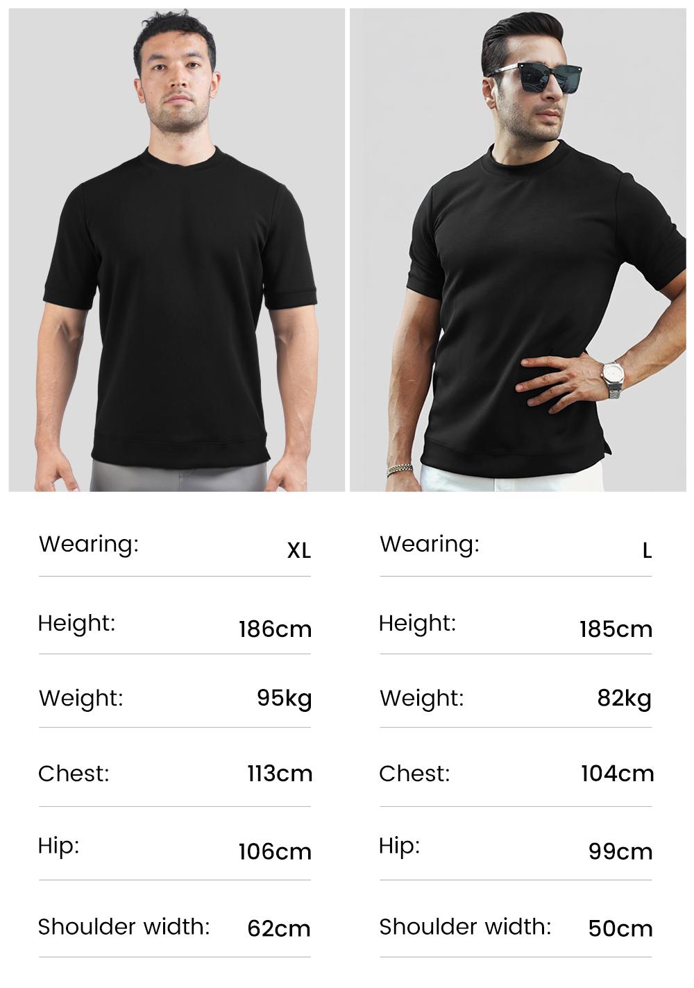 Fioboc Men's Modal Crewneck T-Shirt - Slim Fit Top for Business Casual and Sports