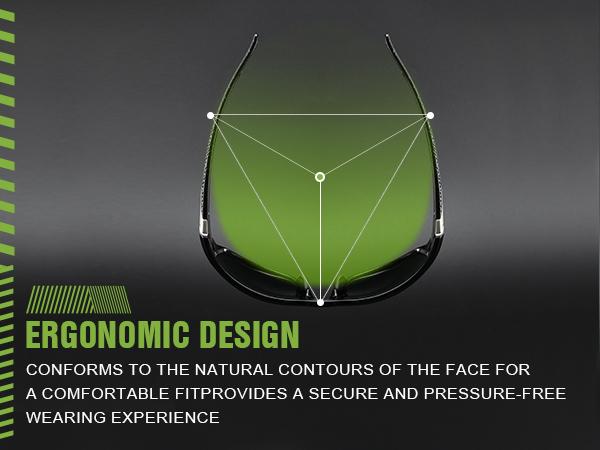 3 Pack Polarized Sports Sunglasses for Men, Sunglasses Wrap Around UV400 Protection for Cycling Fishing Driving