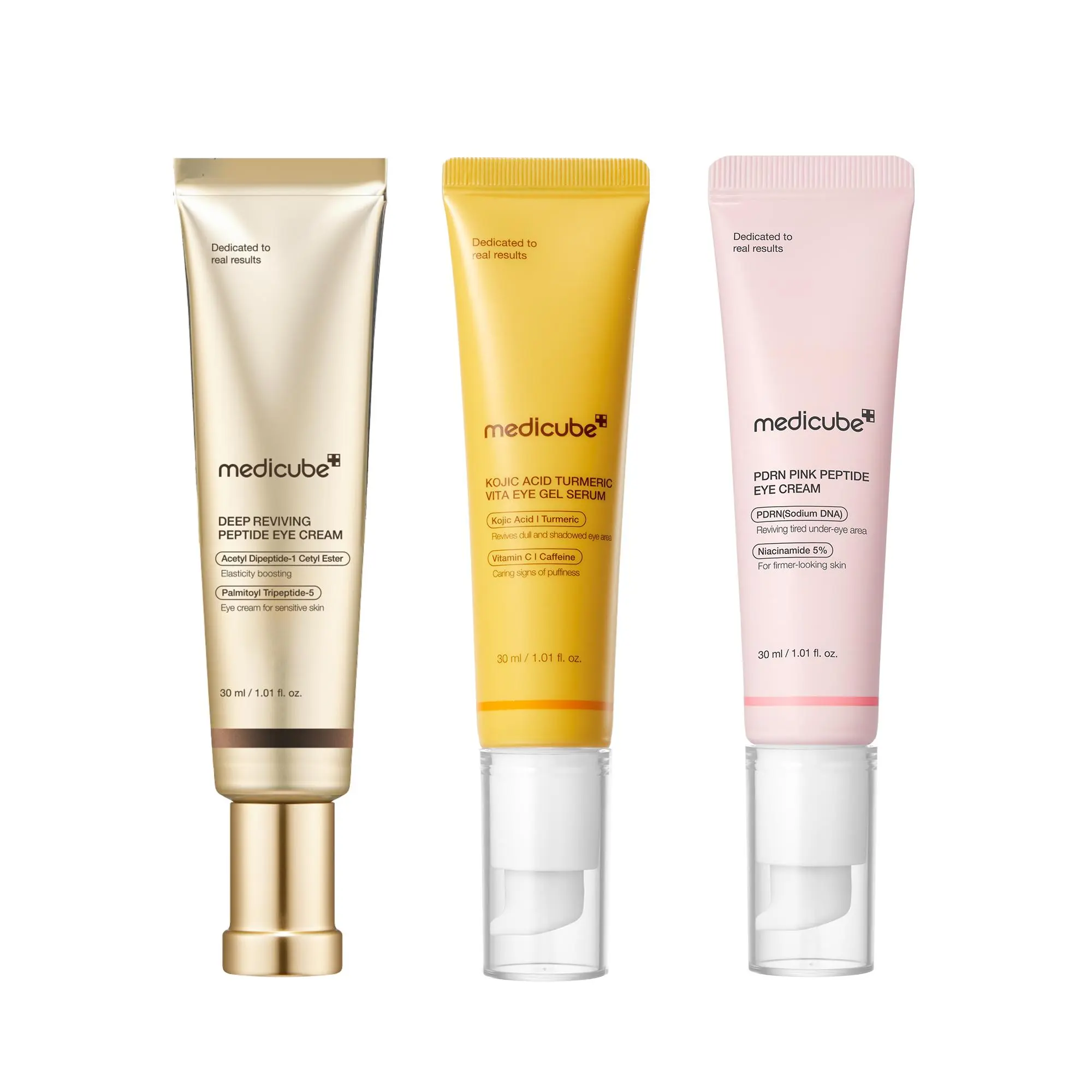 [medicube] Mix & Match Eye Serum Set | Brightening, Elasticity & Puffiness Care for Smooth, Radiant & Youthful-Looking Eyes | Korean Skincare, K-Beauty