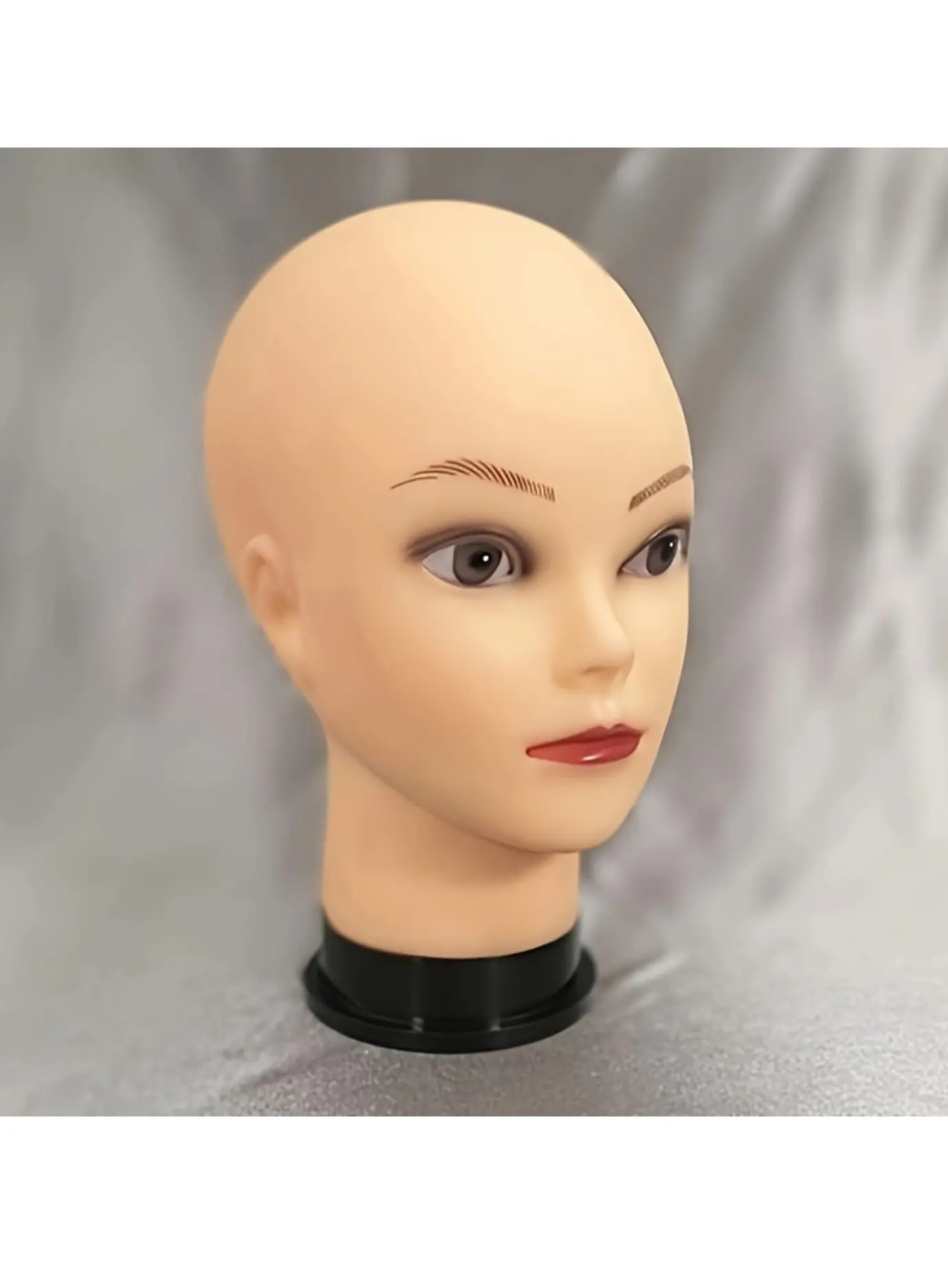 Professional Wig Making Mannequin Head, Realistic Bald Doll Head for Hairstyling Practice, Wig Creation & Training, No Hair Included, Wig Tool, Mannequin Head for Wigs