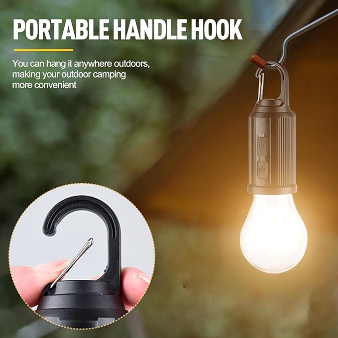 1/2/4 PCS Rechargeable Solar LED Light Bulbs with Waterproof Clip Hook, Solar Outdoor Lights, Portable Camping Gear for Hiking & Emergency Use 1/2/4 PCS Rechargeable Solar LED Light Bulbs with Waterproof Clip Hook, Solar Outdoor Lights, Portable Camping Gear for Hiking & Emergency Use