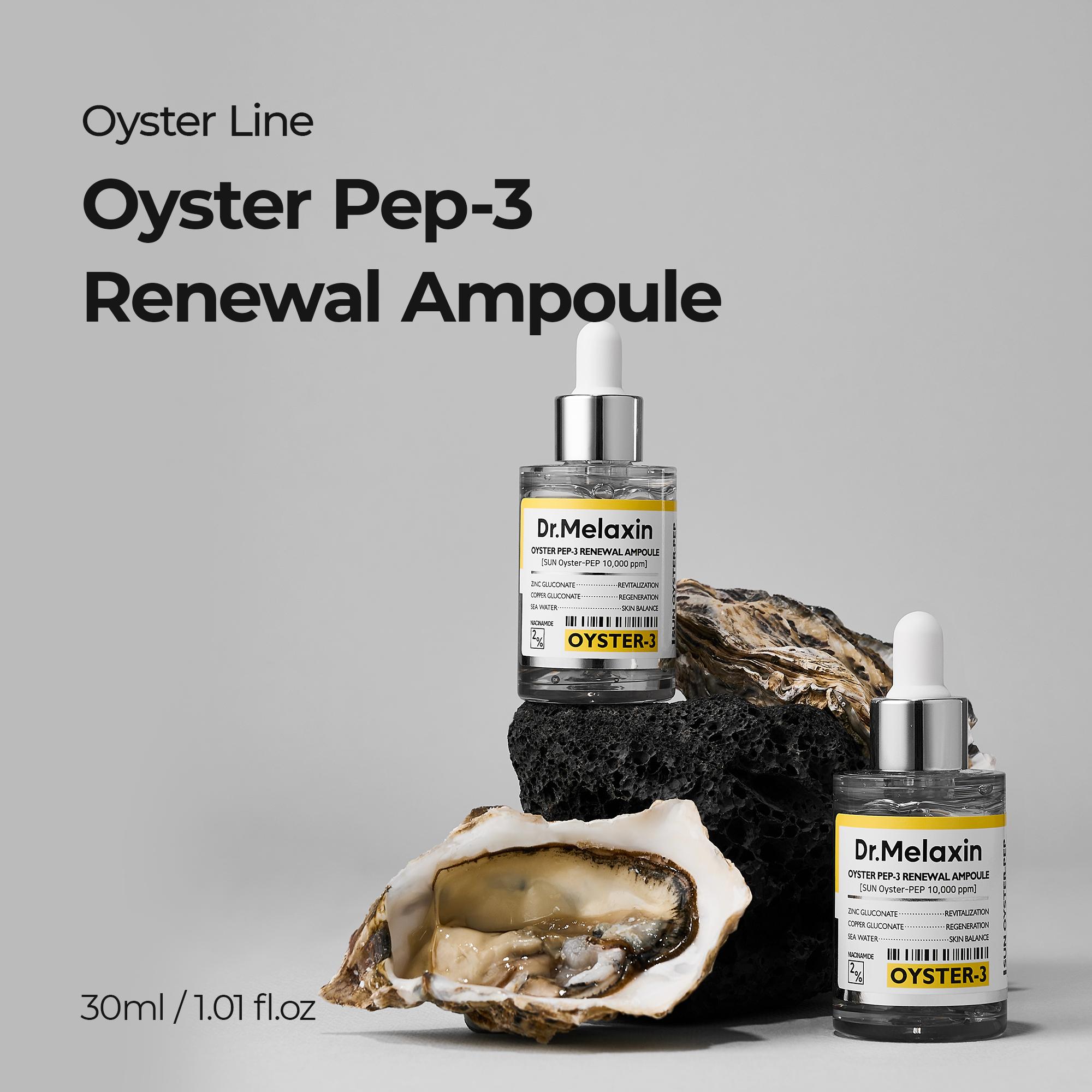 [Dr.Melaxin Official] Oyster Pep-3 Serum & Cream | Anti-aging, Wrinkles, Elasticity, Dull Skin, Firming | Korean Cosmetics