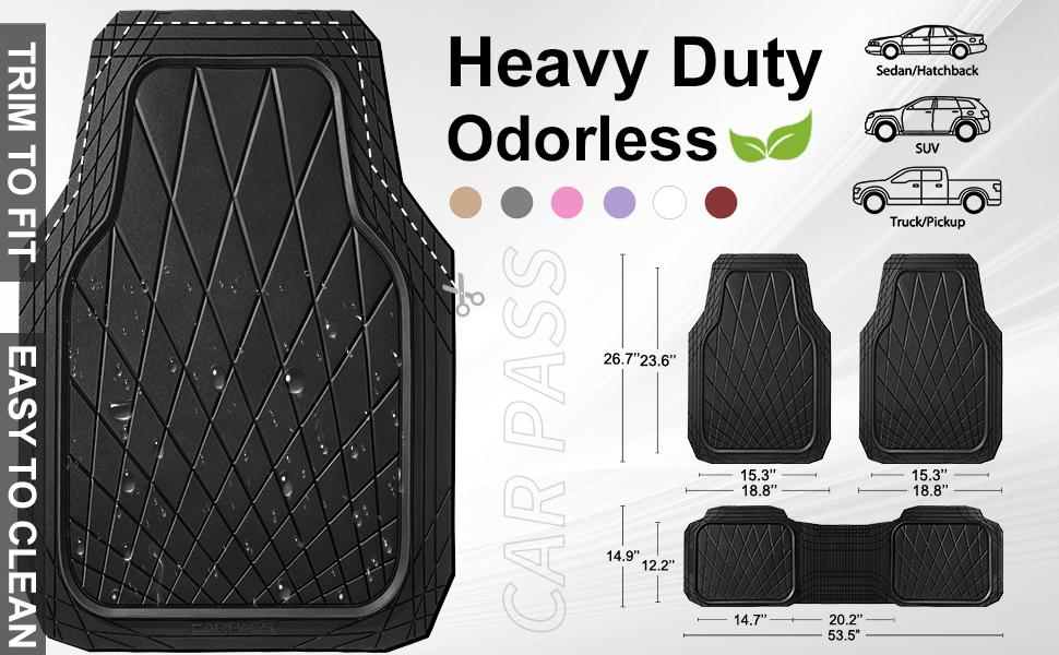 CAR PASS Piping Luxury PU Leather Car Seat Covers,Waterproof Anti Slip Compatible with Seat Armrests,Universal Fit for Suvs,Vans,Trucks,Airbag Safe Easy To Install