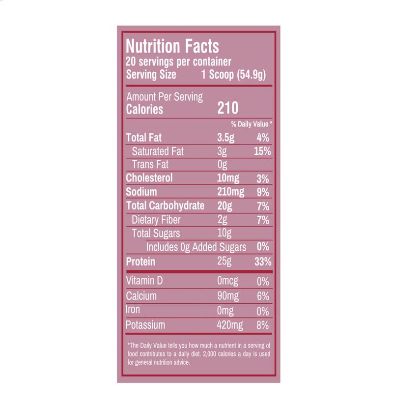 Berries & Cream Protein Smoothie Supplement Flavor