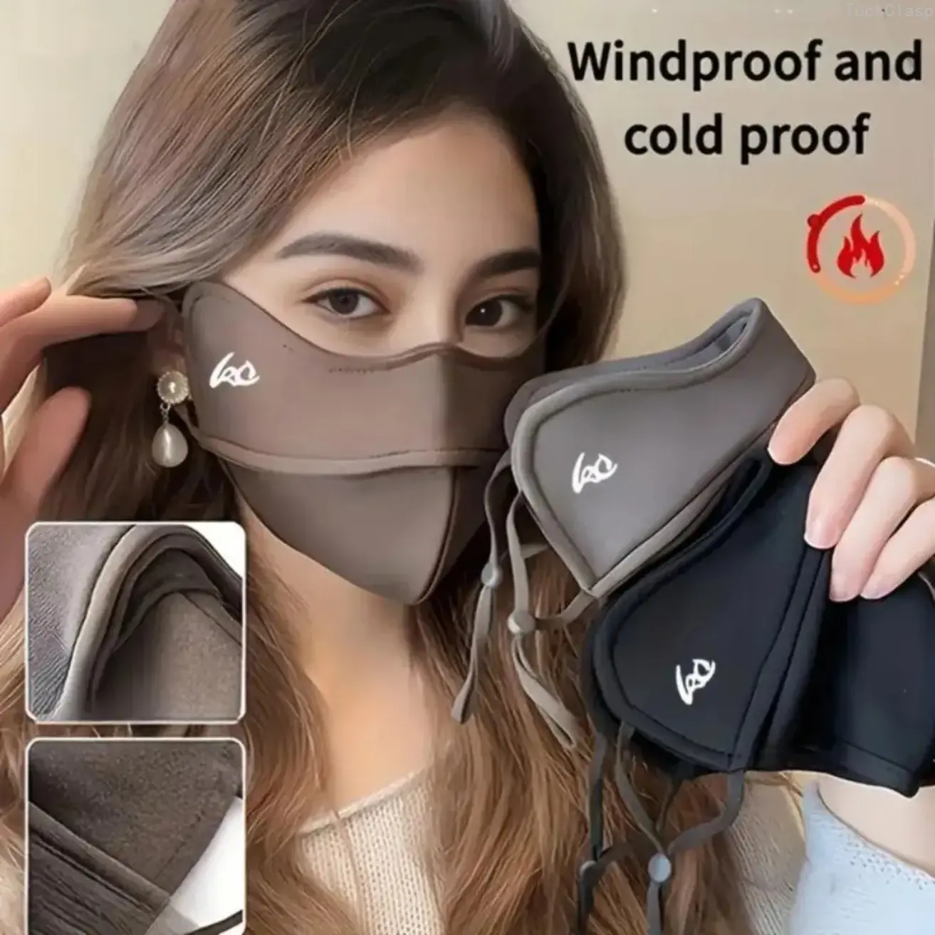 3-Pack Thickened Cloth Face Masks, Windproof and Dust Protection, Washable Reusable Adjustable Breathable Masks for Outdoor Activities, Travel, and Daily Use