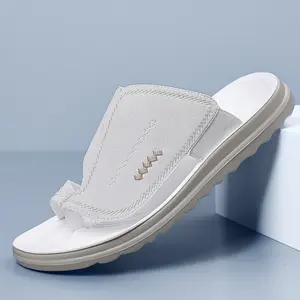 Men’s Toe-Post Sandals with Distinctive Stitched Design — Non-Slip Summer Outdoor Slippers fathersdaygift