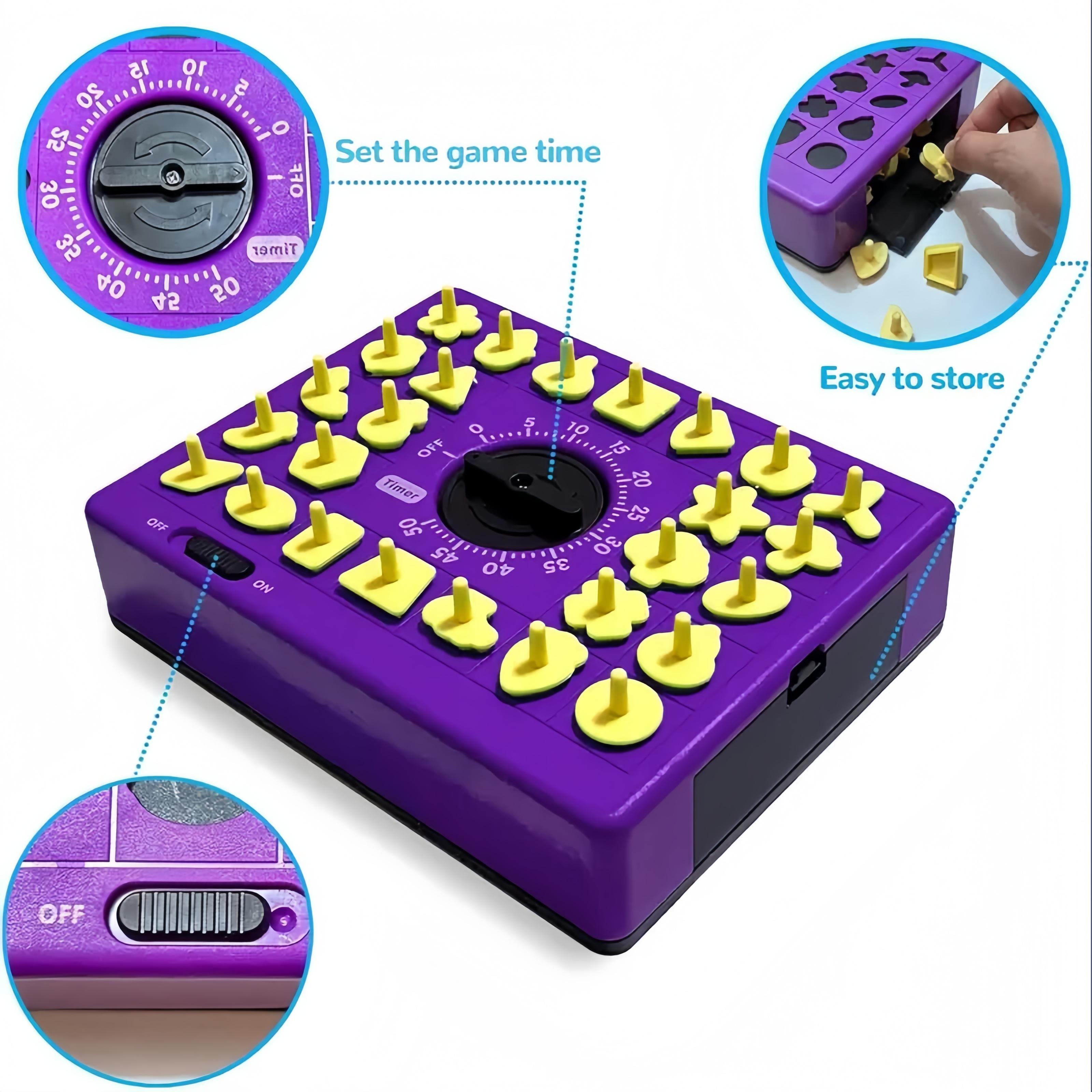 Pop Up Shape Matching Board Game for Kids, Fun Learning Toy, Develops Problem-Solving & Color Recognition, Educational Toy for 3-6 Years Old, Parent-Child Interaction montessori preschool Pop Up Shape Matching Board Game for Kids, Fun Learning Toy, Develops Problem-Solving & Color Recognition, Educational Toy for 3-6 Years Old, Parent-Child Interaction montessori preschool