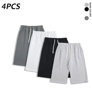 4Pack Unisex 3/4 sweatpants, available in 4-pack and 1-pack options shorts pant
