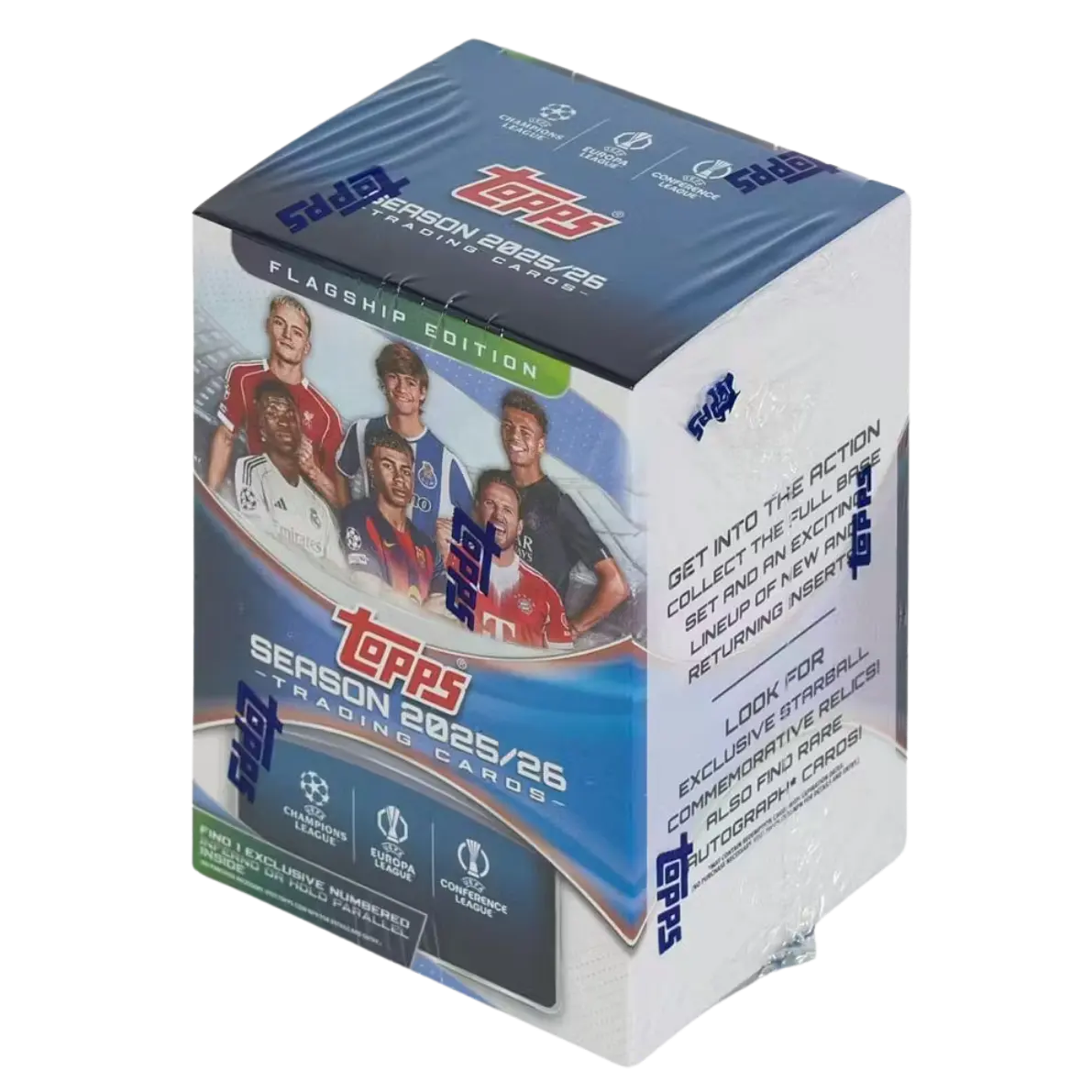 2025-26 Topps UEFA Club Competitions Soccer 7-Pack Blaster Box