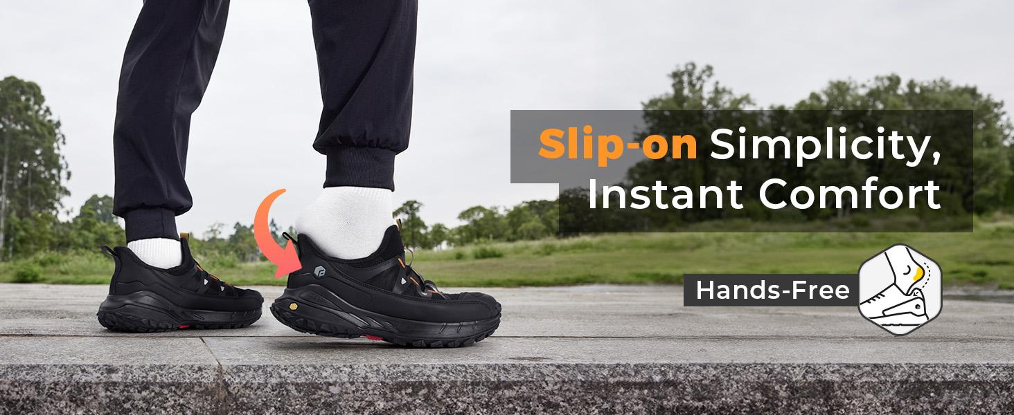 FitVille Men's Low-Top LugMax Hiking Shoes V5 outdoor run sneaker Sport Trail Running Runners Outdoorfun Fathersdaygift SpringStatements