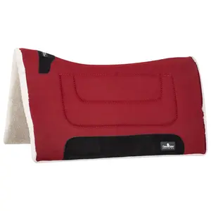 Classic Equine 3/4" Felt Top Performance Trainer Saddle Pad- Maroon