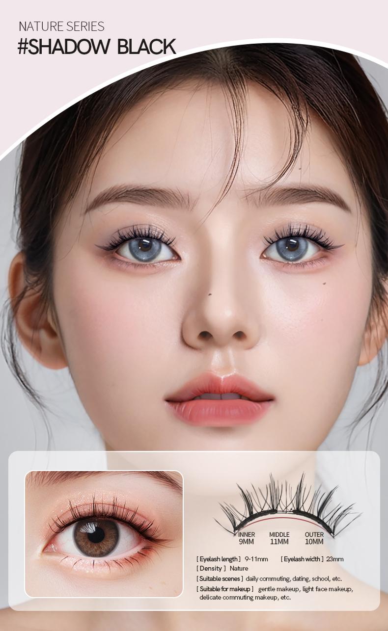 MAYSEEN Soft Magnetic Eyelashes, 11 Options, Eyelash Extensions with Applicator Kit, Reusable Magnetic Lashes, Glue-free, Waterproof, Lightweight, Fluffy Soft Magnetic Strip with Free Gifts: Eyelash Curler & Lash Setting Liquid, Gifts Pack, Cosmetic