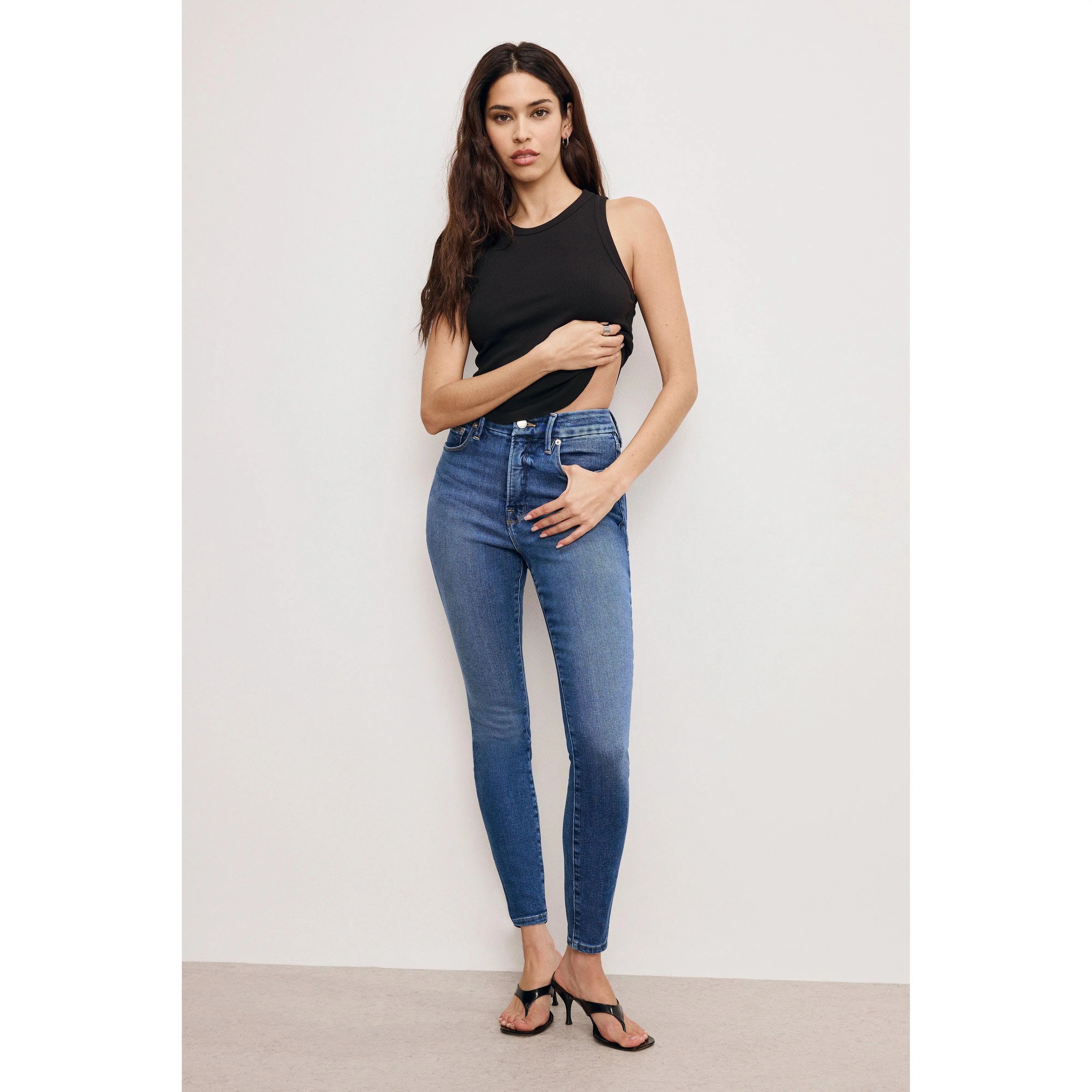 GOOD WAIST SKINNY COMPRESSION JEANS | INDIGO312 GOOD WAIST SKINNY COMPRESSION JEANS | INDIGO312