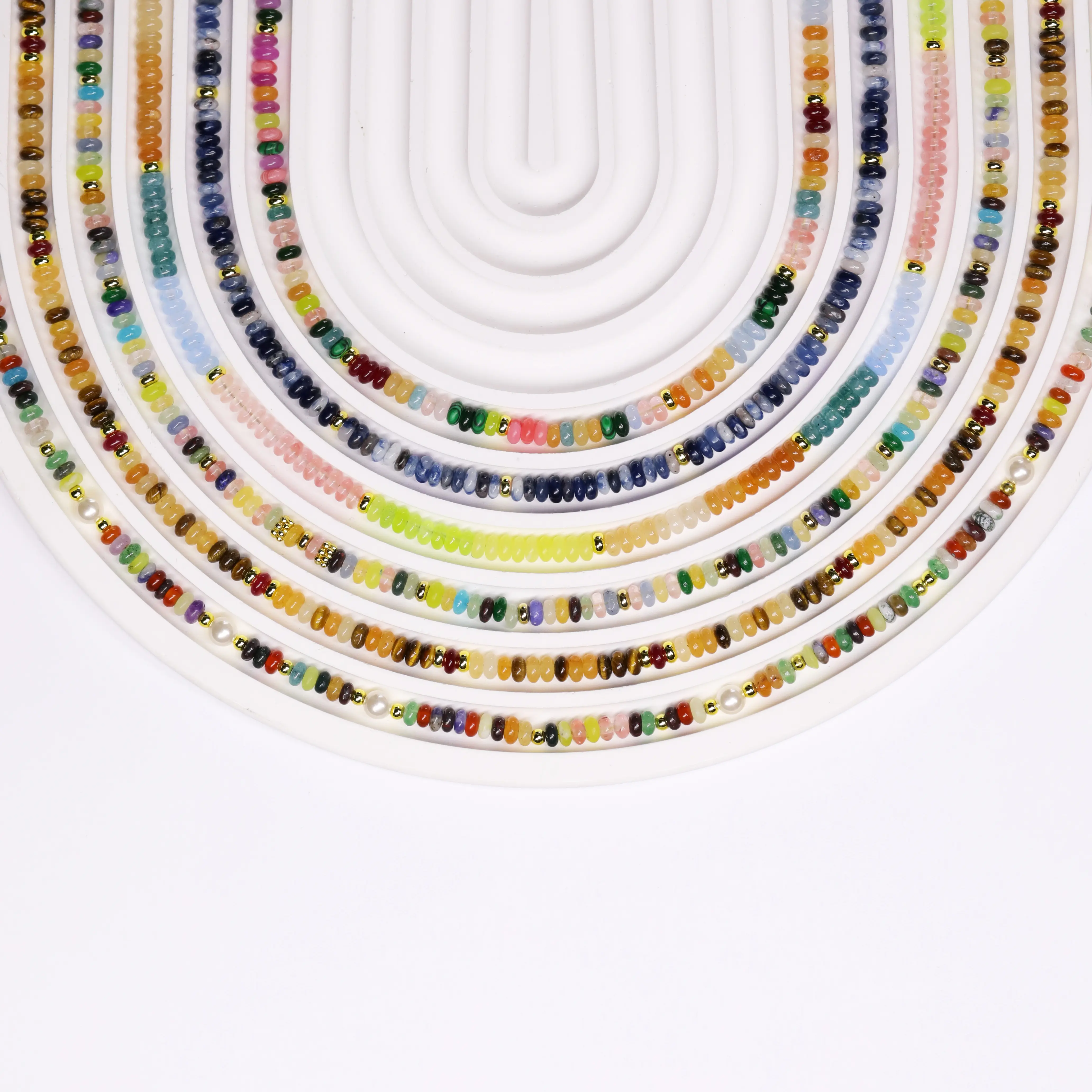 Swyii Boho Beaded Gemstone Necklace, Vibrant Mix & Creativity Crystal Energy, Gift for her, Friendship Necklace, Holiday Haul Deals, Colorful Energy Necklace, Spring Essentials, Meaningful Mother’s Day Gift for Mom
