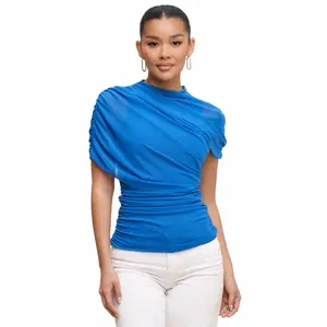 Mesh drape top Womenswear Basic Minimalist
