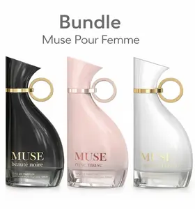 MUSE BUNDLE POUR FEMME (BEAUTE BLANCHE- NOIRE- ROSE MUSC) EDP 3.4 oz