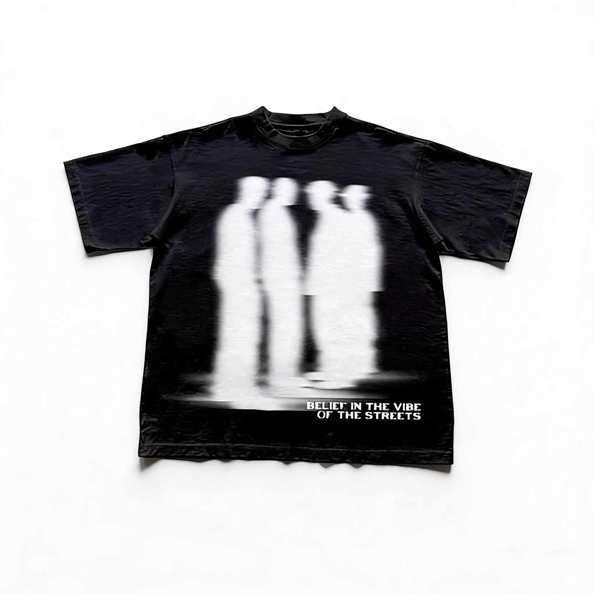 Street Atmosphere Virtual Shadow Characters Shadow Graphic Cotton T-Shirt, grunge y2k emo scene tapout goth amity affliction style clothes, Unisex T-shirt