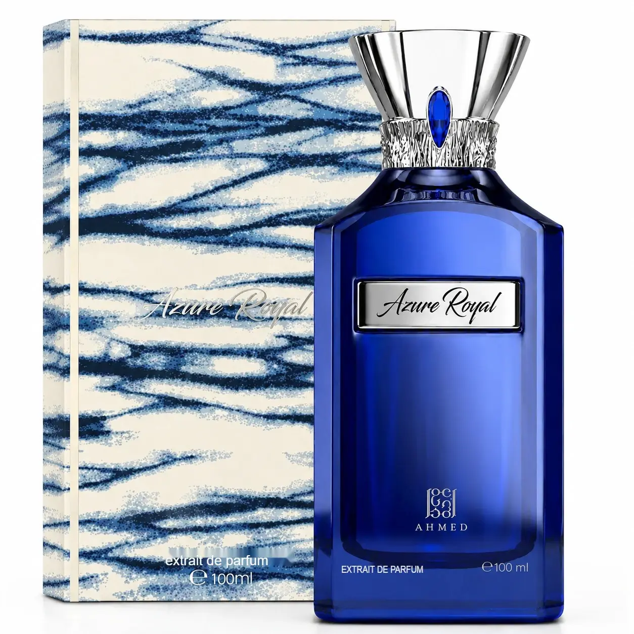 Ahmed Al Maghribi Azure Royal for Unisex 3.4 Oz Extrait De Parfum Spray